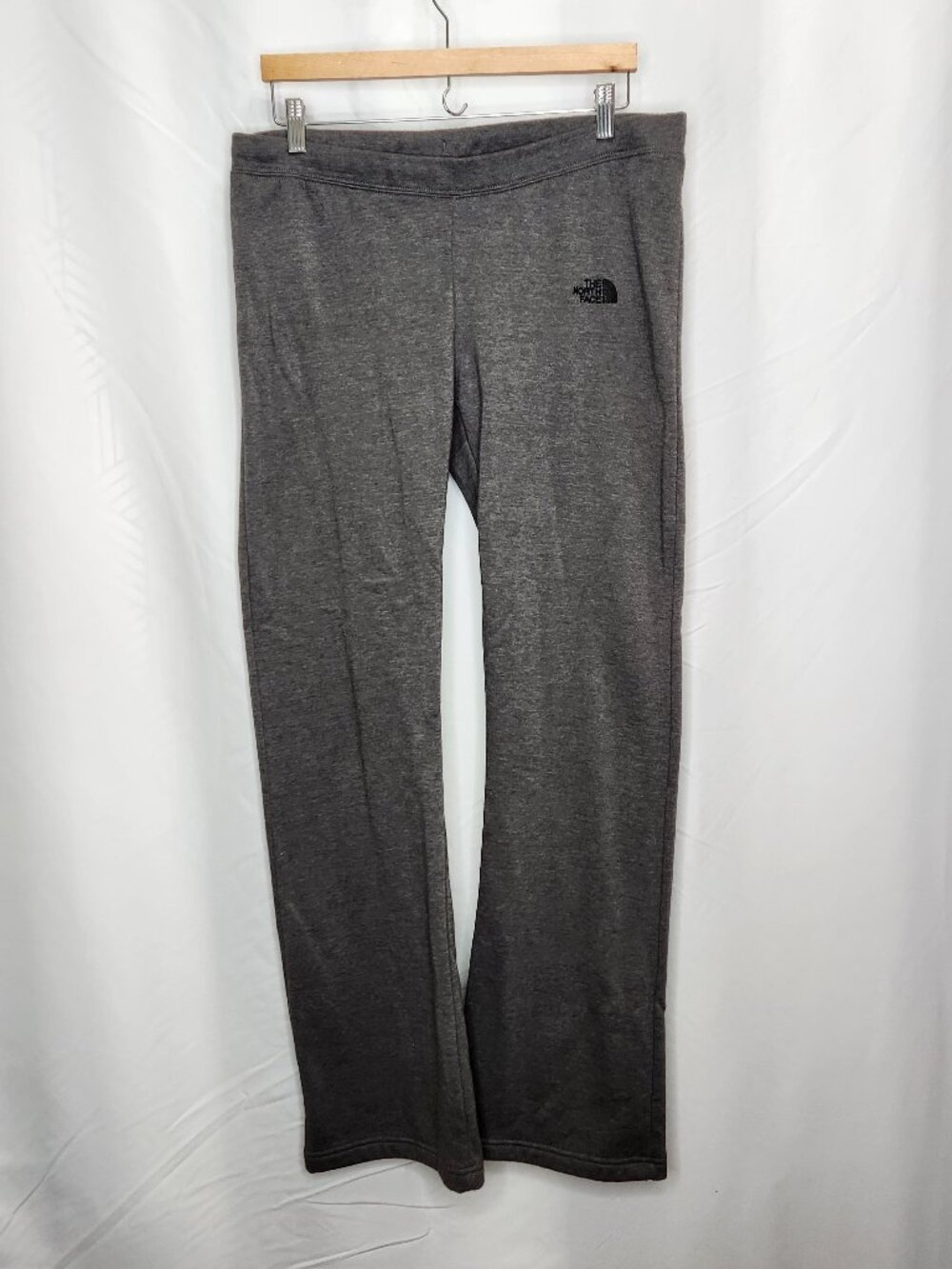 The North Face Half Dome Bootcut Pant Sweatpants Pants Womens Large L Gray BB06